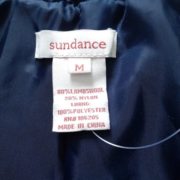 NEW Sundance Home Front Lambswool Blend Tweed Skirt Blue Size M - Picture 3 of 11